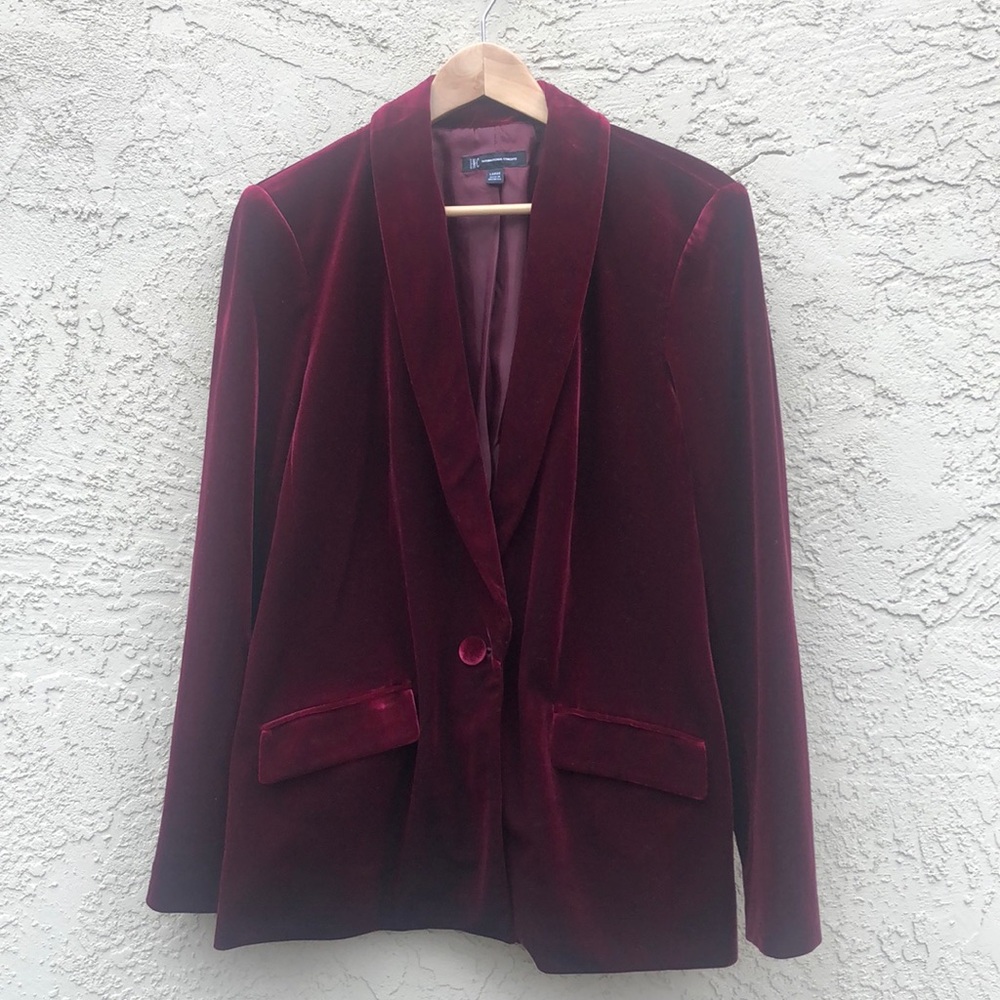 Velvet blazer